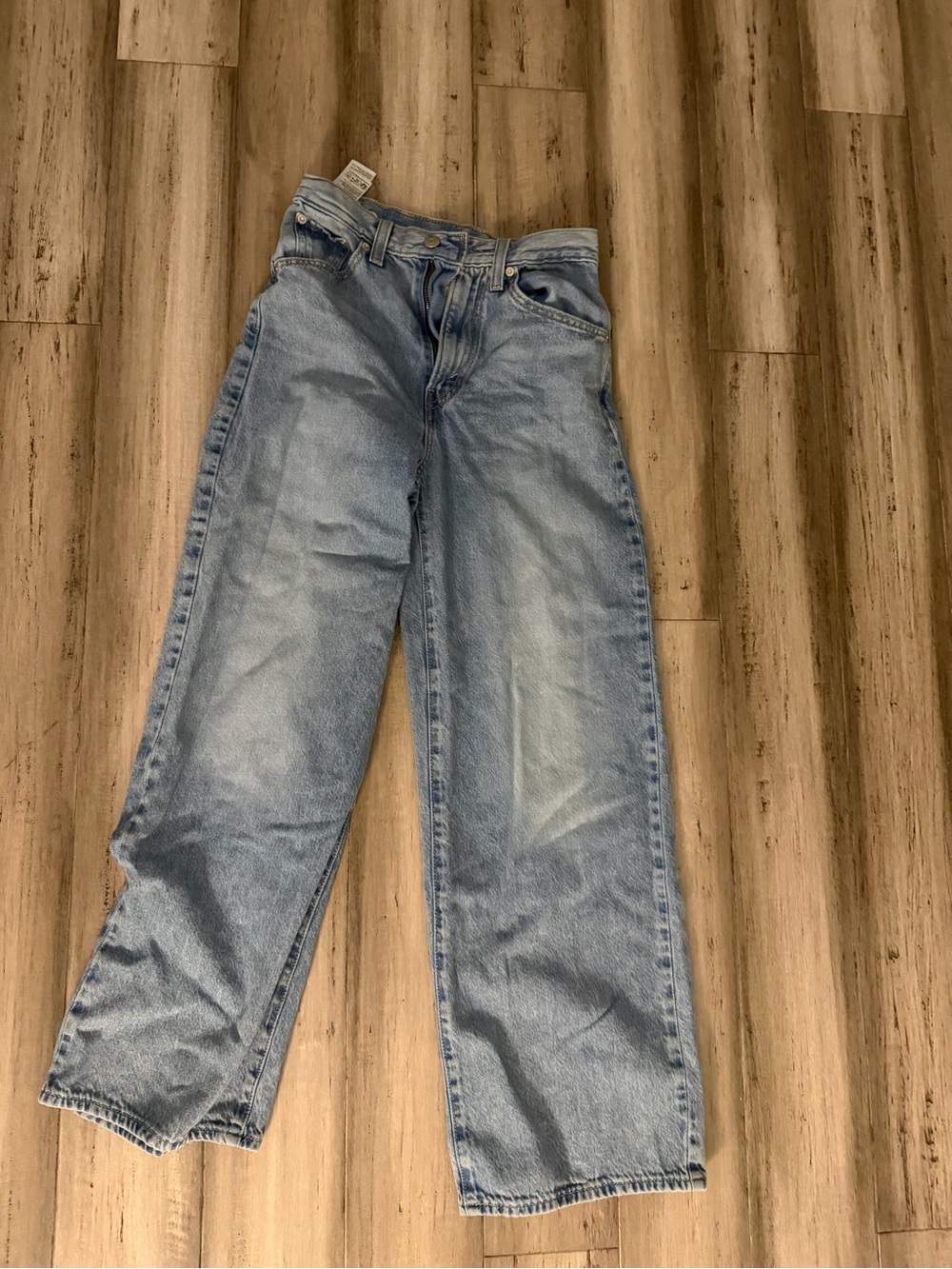 Levi's Light Blue Cinch Baggy jeans